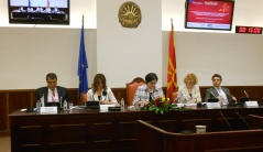 16. april 2013. Potpredsednica Čomić na Međunarodnoj konferenciji Evropske integracije kroz saradnju parlamenata, civilnog društva i nezavisnih regulatornih tela u JIE